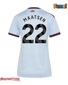 Aston Villa Ian Maatsen #22 Tricou Fotbal Replică 2026-27 Femei Treilea